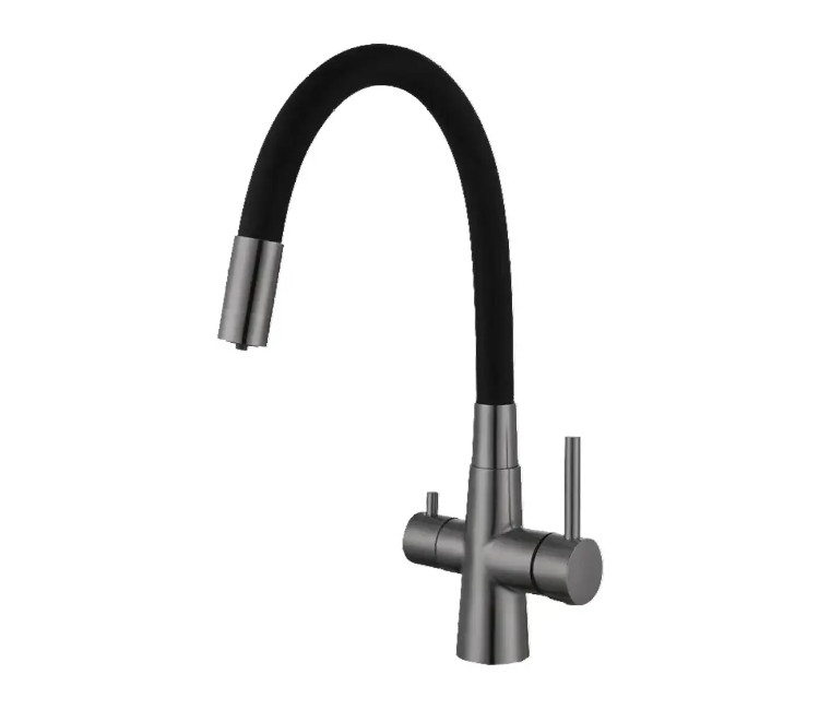 Baterie de bucătărie WEZER INX4C-08-GUNGREY Ø35 (GunGrey)
