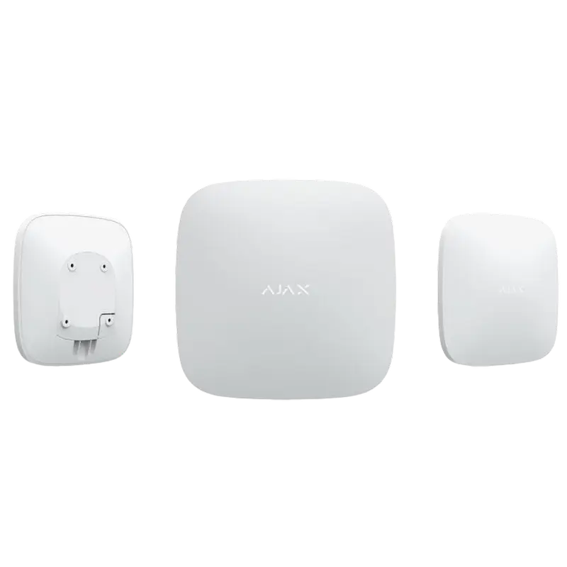 Panou inteligent de control al alarmei Ajax Hub 2 Plus, Alb