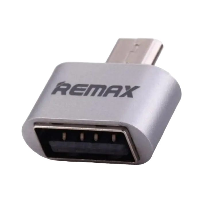 Adaptor USB Remax RA-OTG, Micro-USB/USB Type-A (F), Argintiu