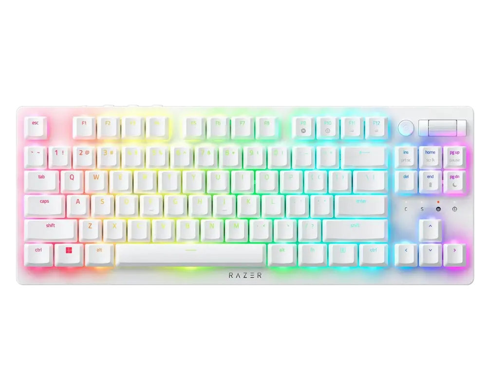 Tastatură Razer DeathStalker V2 Pro, Fără fir, Alb