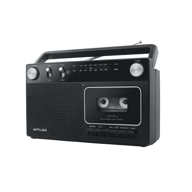 Radio portabil MUSE M-152 RC, Negru