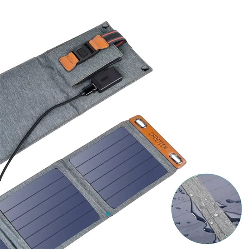 Încărcător solar Choetech SC004, Gri