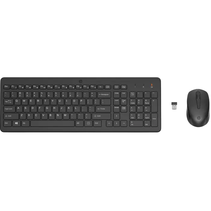 Set Tastatură + Mouse HP 300, Fără fir, Negru