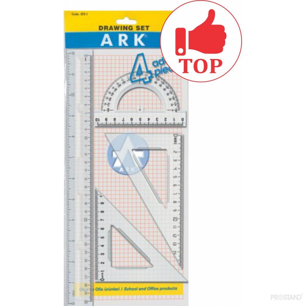 Set rigle 4buc 30 cm  073  ARK