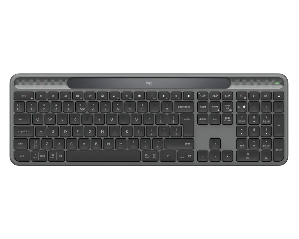 Tastatură Logitech Signature Slim Solar K980, Fără fir, Grafit