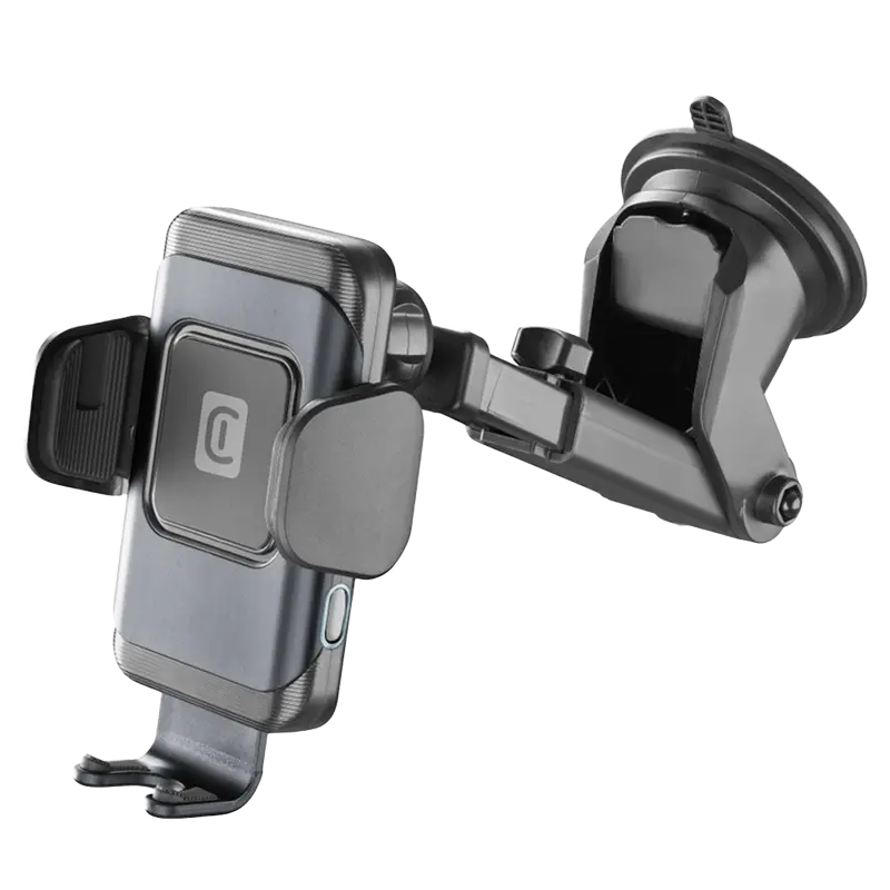 Suport Auto Cellularline Hug Dual Pro 15W, Negru