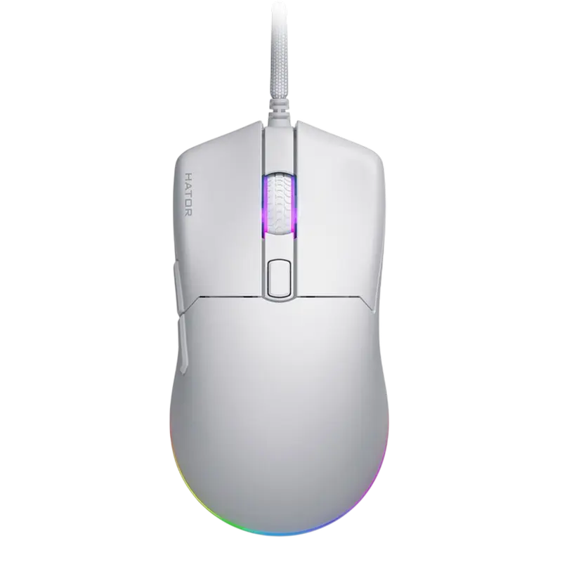 Gaming Mouse HATOR Pulsar 3, Alb