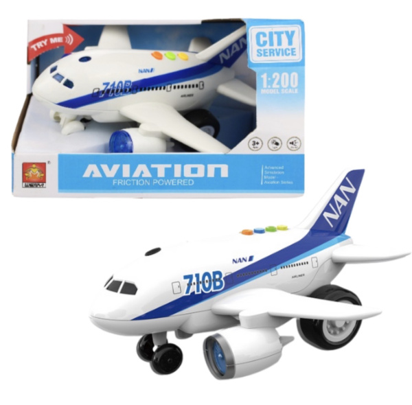 Avion inerțial „Planebus 710B” (lumină/sunet)