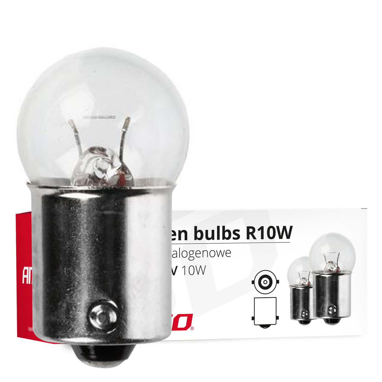 01004 Bec Halogen R10W BA15s 24V