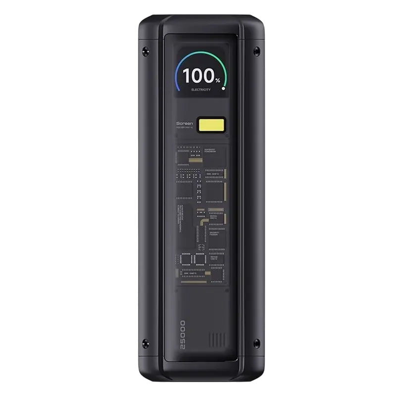 Acumulator extern Xiaomi 212W HyperCharge, 25000mAh, Negru