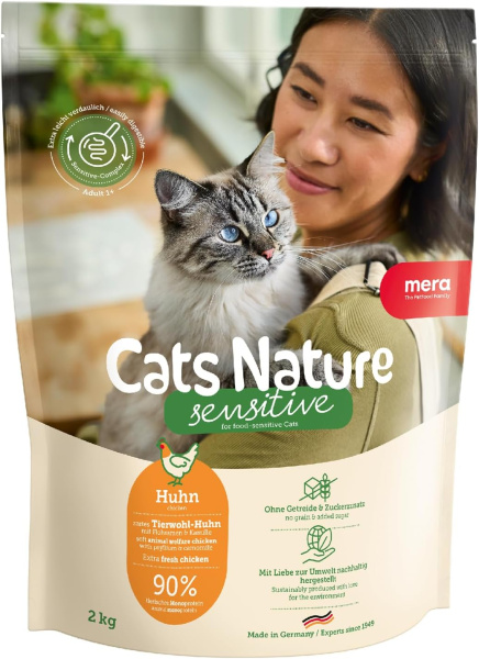 MERA Hrană uscată pisici Cats Nature Sensitive Chicken 2kg/25542