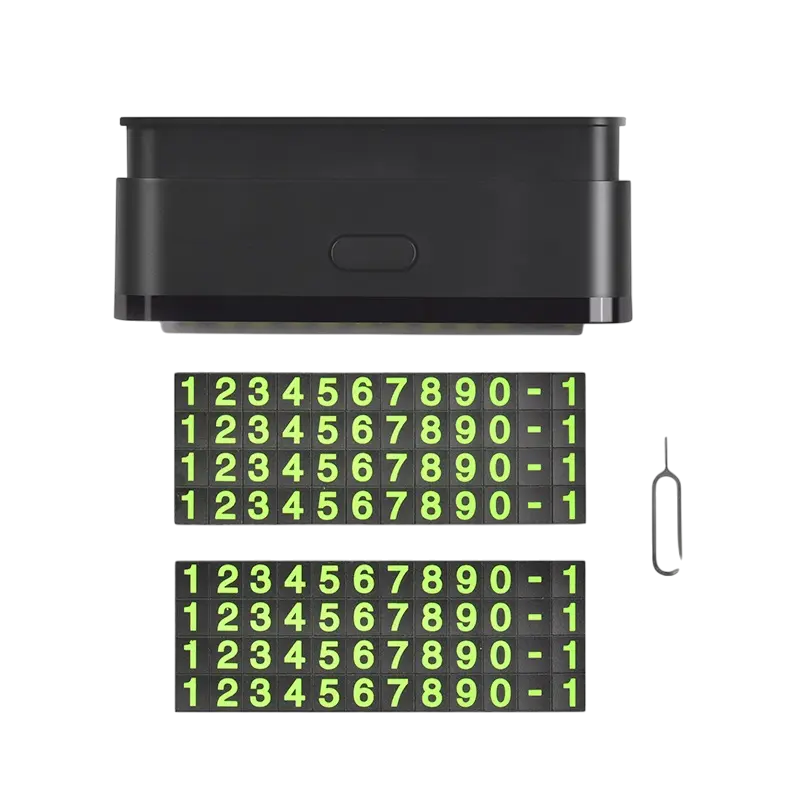 Cartela de parcare Hoco CPH19, Negru