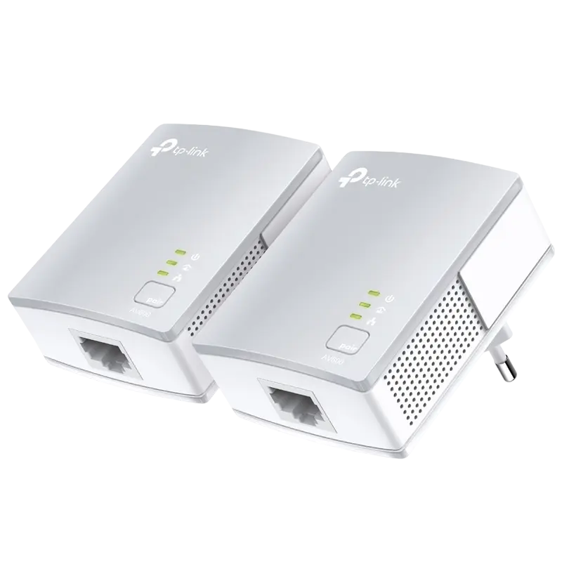 Powerline Adapter  TP-LINK TL-PA4010 KIT, AV600, 600 Mbps, Alb