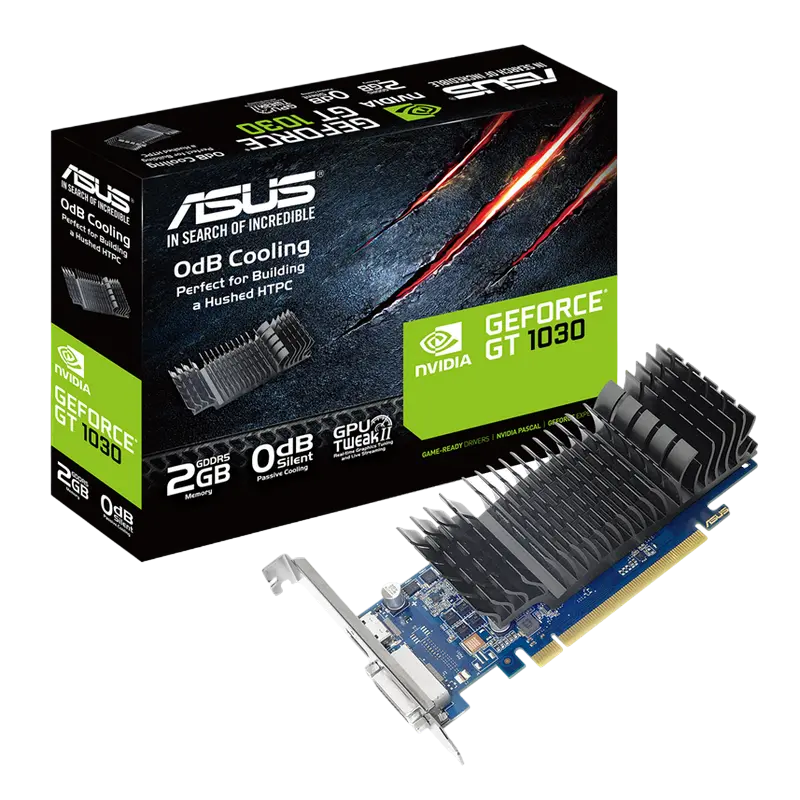 Placă Video ASUS GT1030-SL-2G-BRK,  2GB GDDR5 64bit
