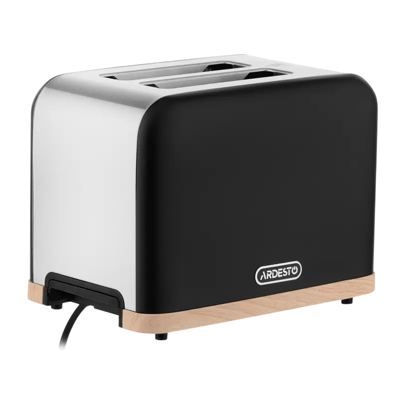 Toaster Ardesto T-F420BWD, Negru | Oțel inoxidabil