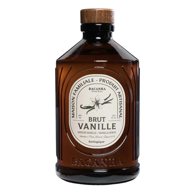 Sirop Bacanha Brut Vanille, 400 ml