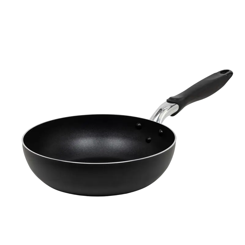Tigaie WOK RESTO 93601, 24cm, Negru