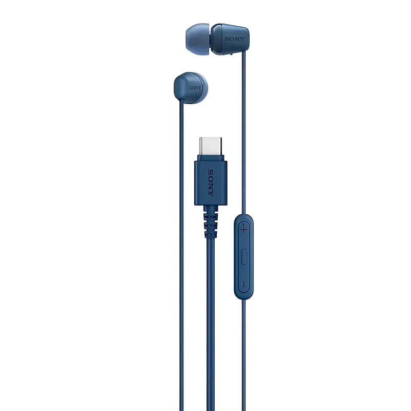 Earphones SONY IER-EX15CL, USB-C, Blue