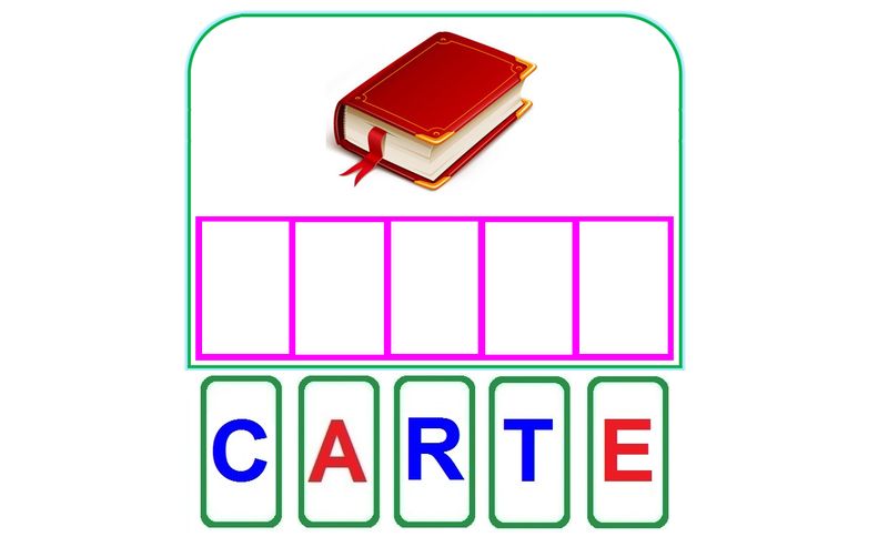L-26 Joc cu cleşte Scrie cuvântul după desen