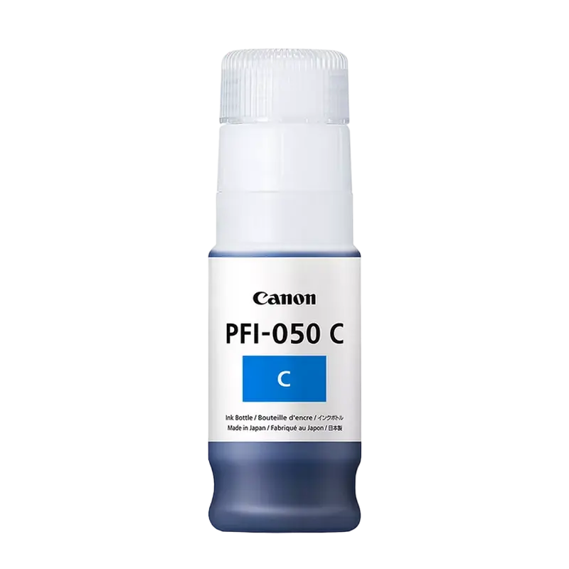 Recipient de cerneală Canon PFI-050 C, 70ml, Cyan