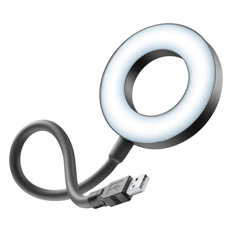 Lampă USB Cellularline LED, Negru
