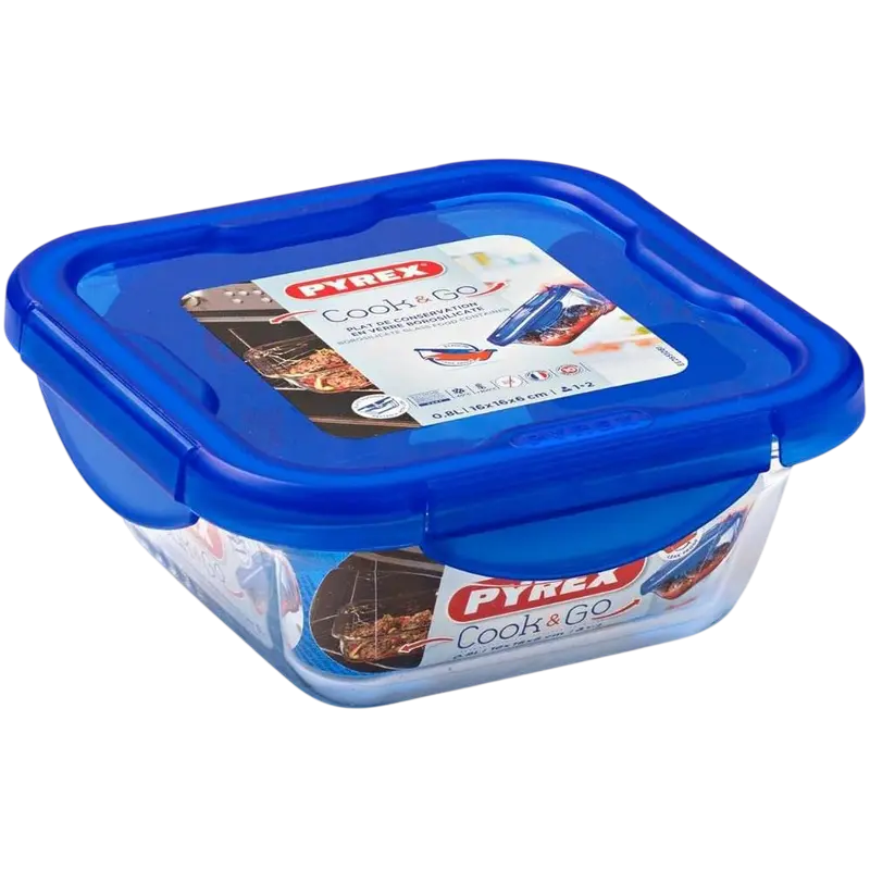 Tava de copt Pyrex 285PG00, Transparent