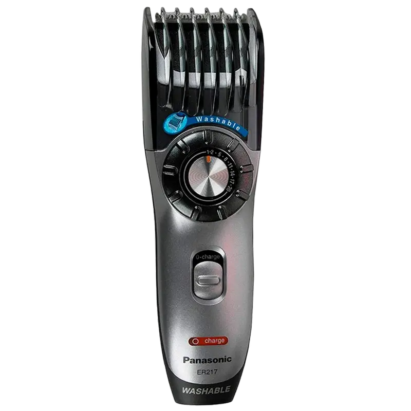 Trimmer pentru bărbați Panasonic ER217S520, Negru | Argintiu