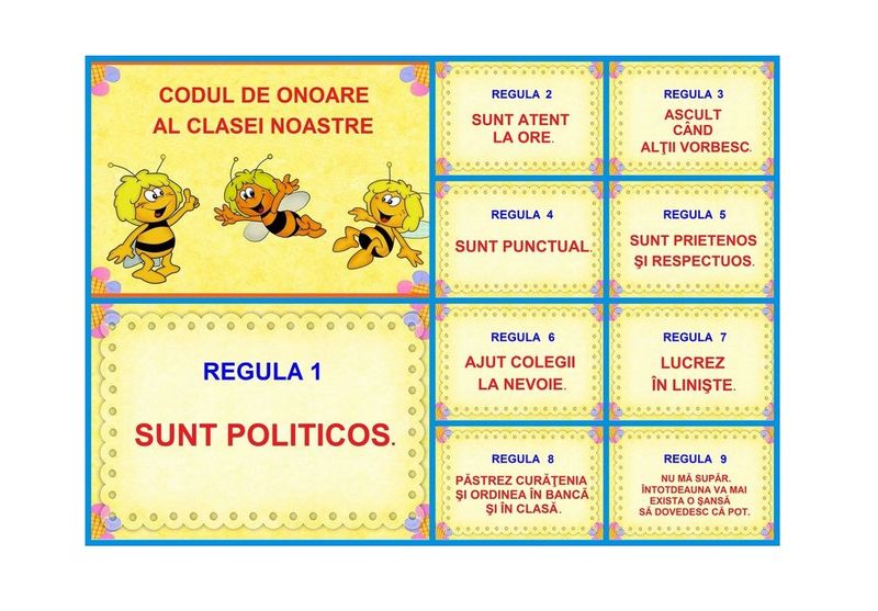 Codul de onoare al clasei noastre art.D23-3.1