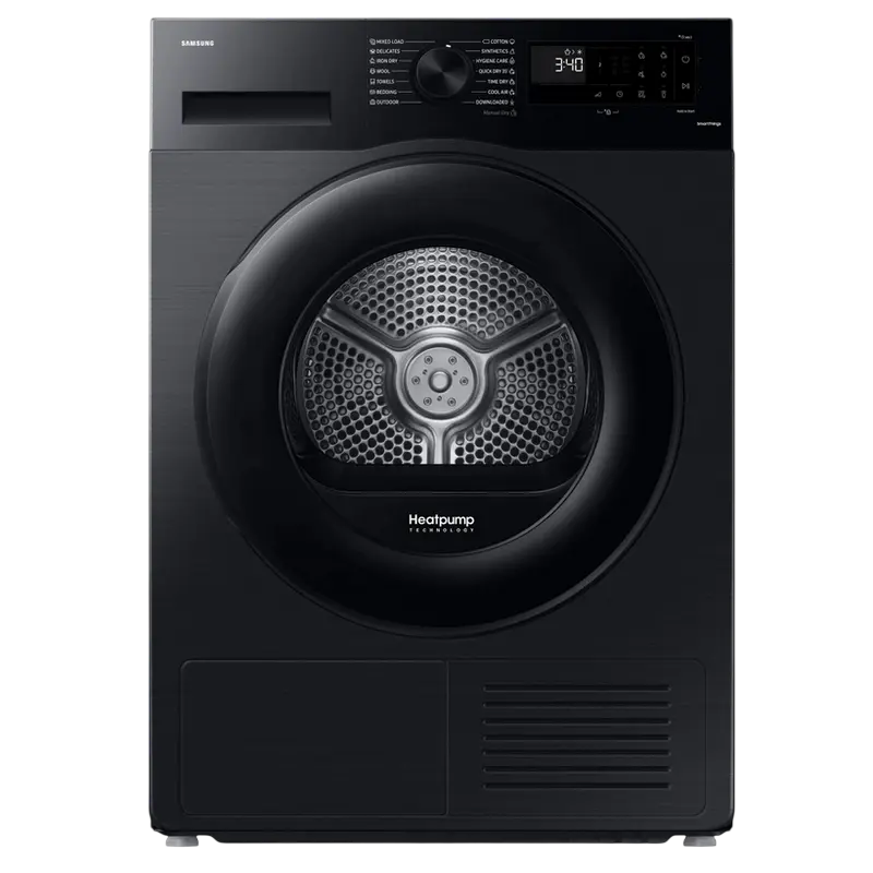 Uscător de rufe Samsung DV90CGC2A0ABUA, 9kg, Negru