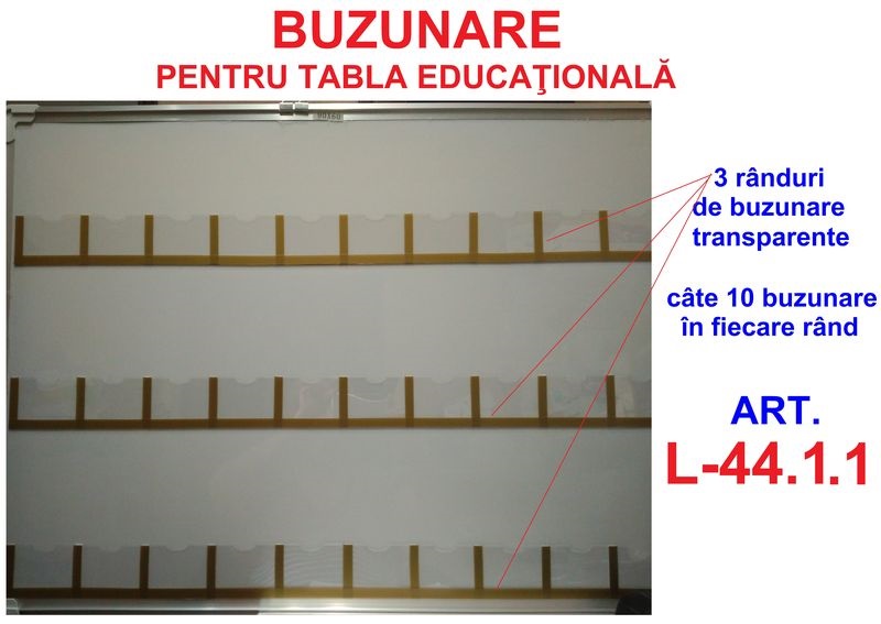 Buzunare pentru tabla educationala art.L-44.1.1