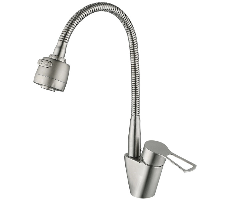 Baterie de bucătărie Wezer POD4D-16 Ø35 (inox satinat)
