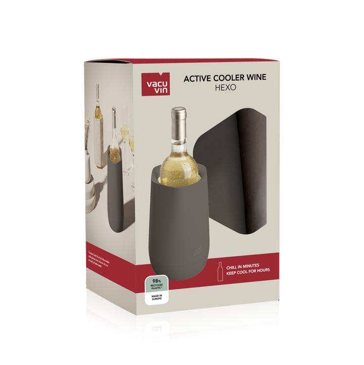 Vacu Vin Wine Cooler Hexo Graphite