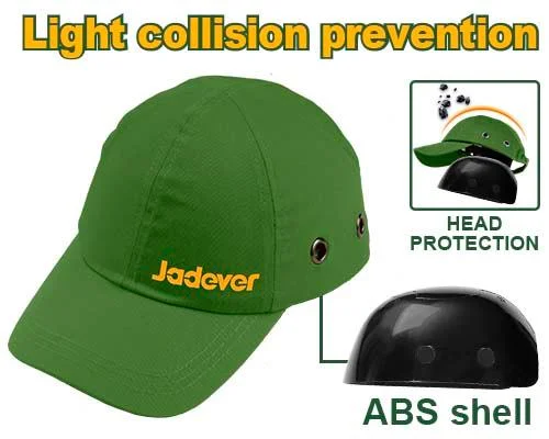 Șapcă de protecție textilă cu carcasă absorbantă de plastic ABS Jadever JDSH1801