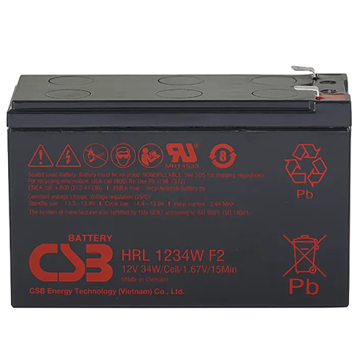 Acumulator UPS CSB HRL-1234WF2, 12V 9