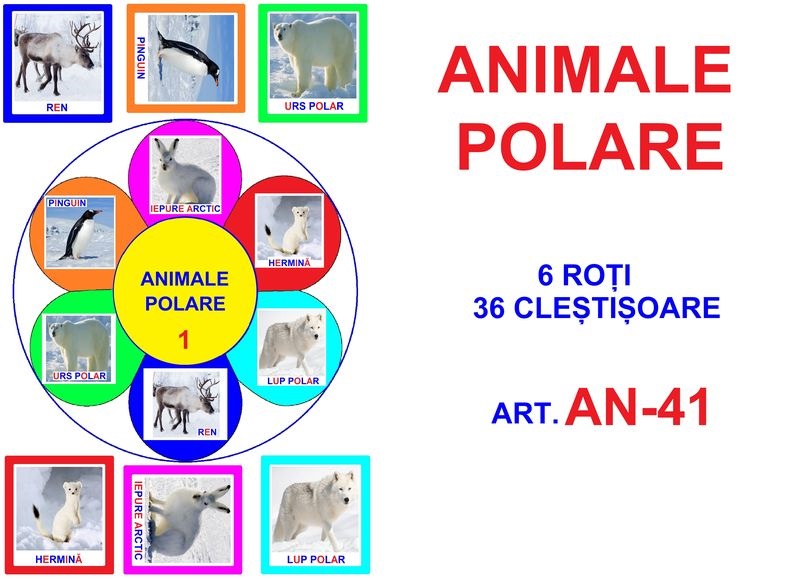 AN-41 Joc cu cleşte Animale polare