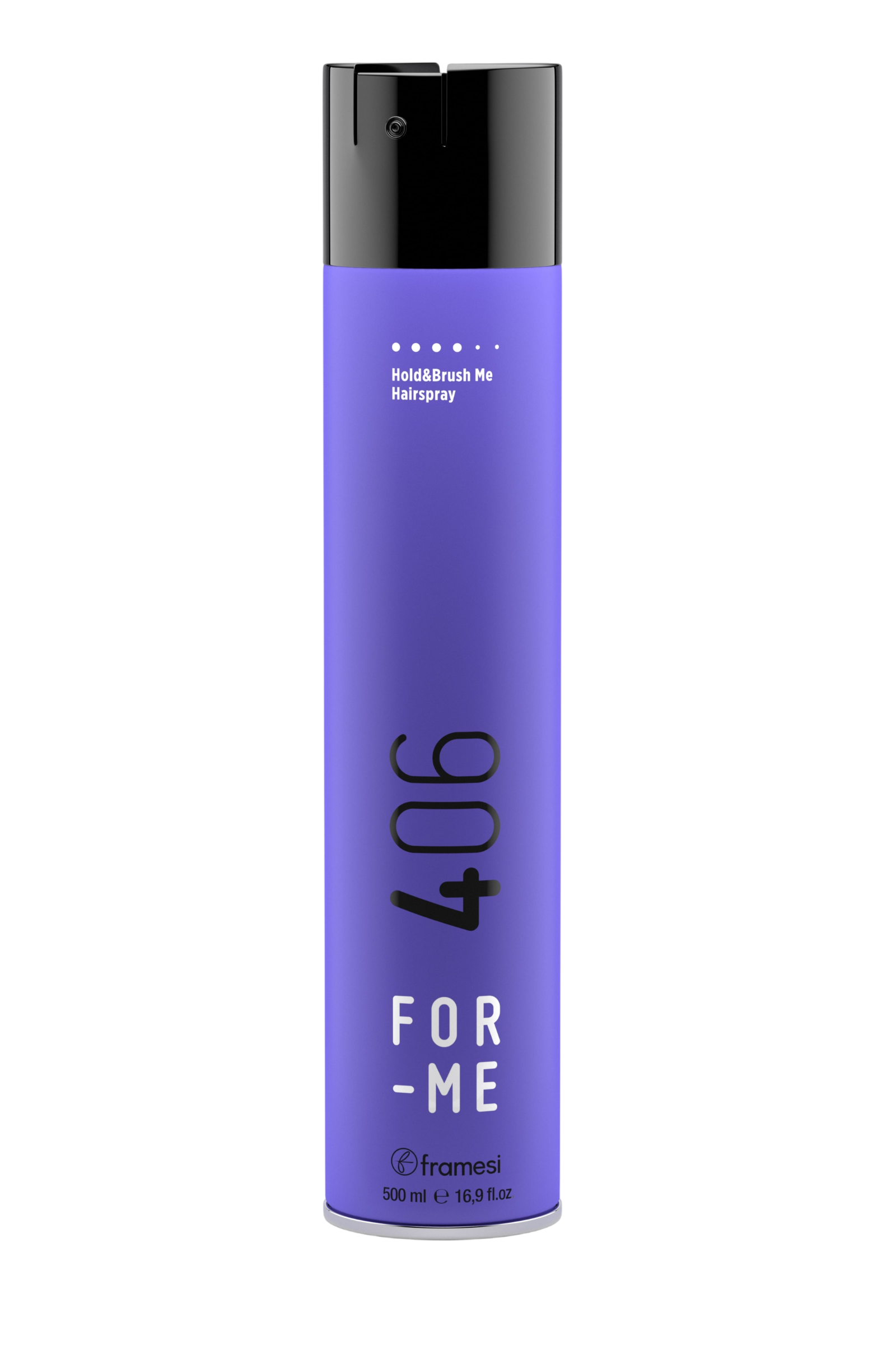 FIXATIV PENTRU PĂR CU FIXARE PUTERNICĂ FOR-ME 406 HOLD & BRUSH ME HAIRSPRAY