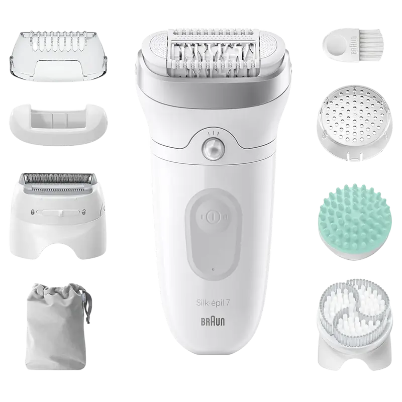 Epilator Braun SE7081, Alb