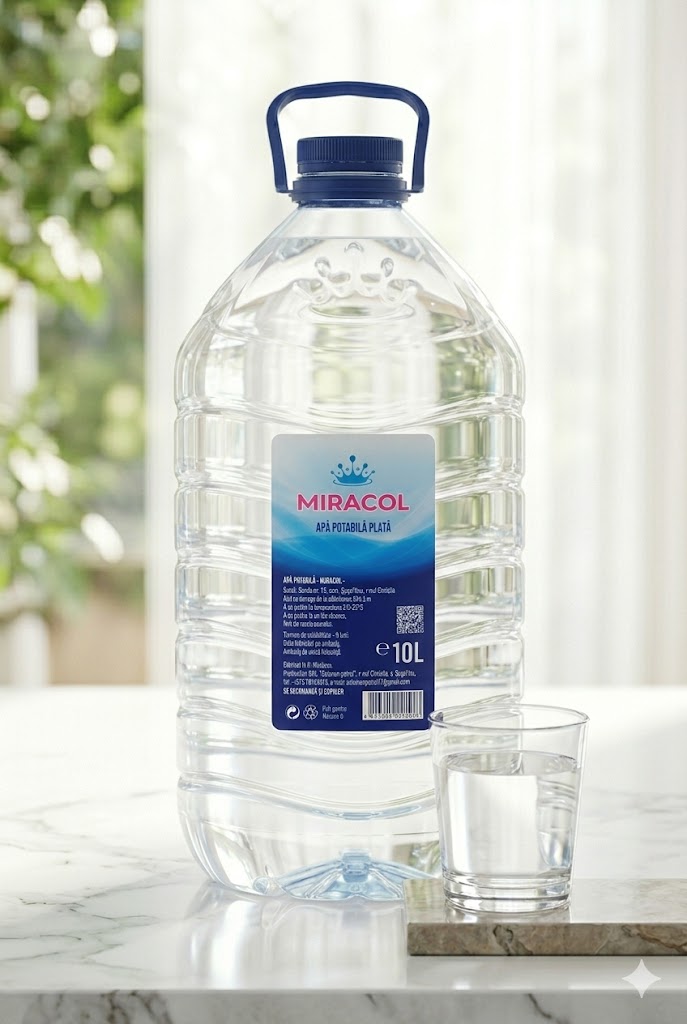 Apă potabilă plată MIRACOL   10,0 L