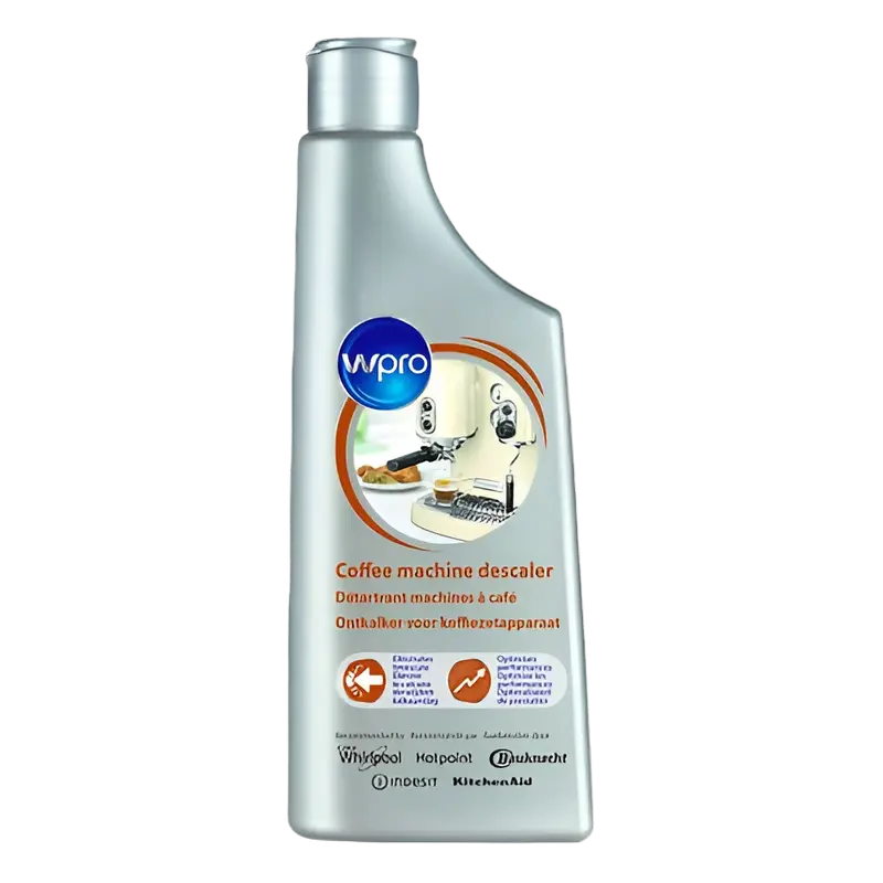 Soluție pentru eliminarea calcarului din aparatele de cafea Whirlpool Wpro, 250 ml