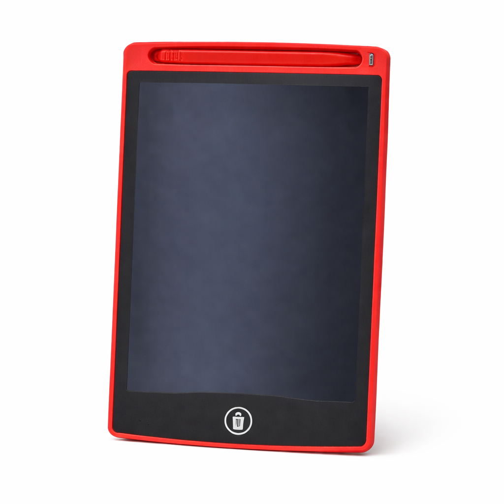 Tableta LCD scris si desen 8.5 inch copii, tabla electronica portabila, stylus inclus, stergere rapida, anti hartie, jucarie educativa, cadou copii 3+ ani, culoare rosie