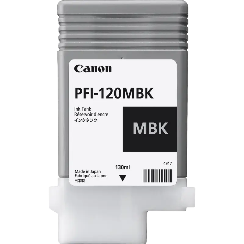 Cartuș de cerneală Canon PFI-120, 2884C001, Negru Mat