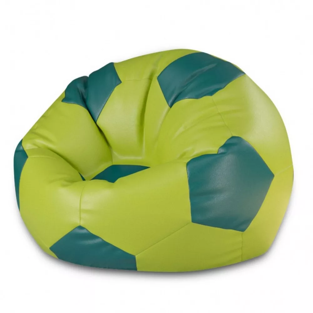 BeanBag Minge marimea"XXL",culoarea verde deschis cu verde inchis din ecopiele