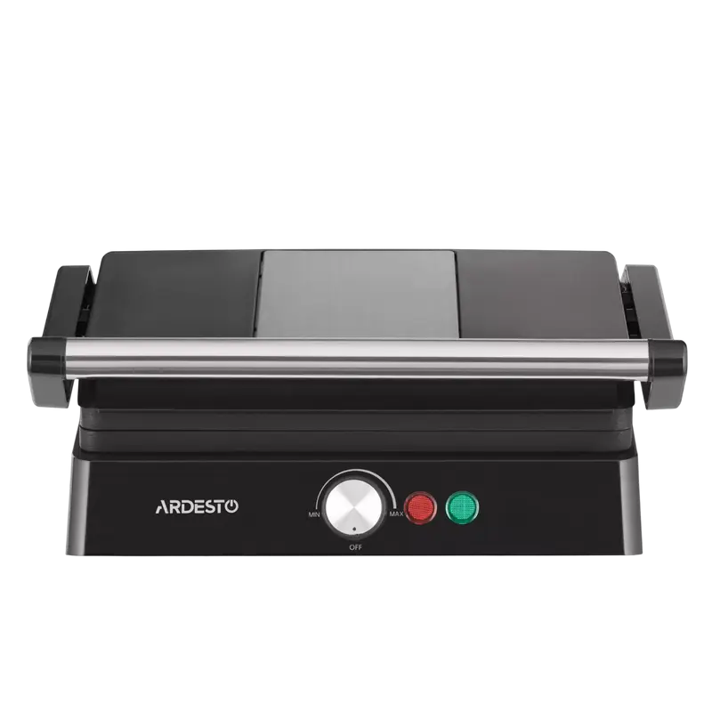 Grătar electric Ardesto GH-1800MB, 1800W, Negru | Argintiu