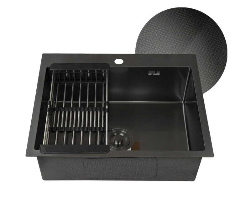Chiuveta Inox Nano PVD 6045 (negru)