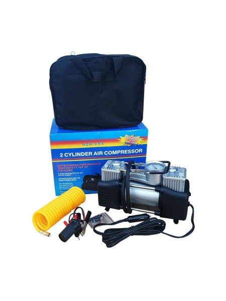 Pompa auto electrica cu 2 cilindri