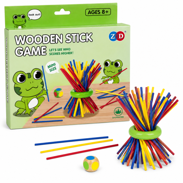 Joc educativ Betisoare in echilibru Mini, joc de dexteritate si strategie pentru copii si familie, 8+