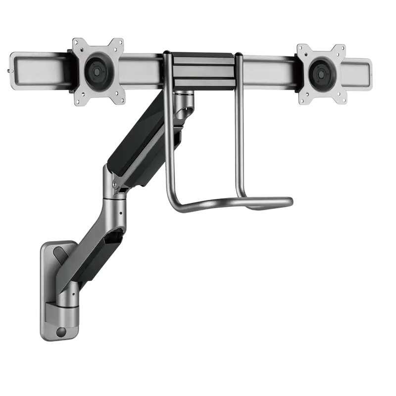 Suport înclinat pe perete Gembird MA-WA2-02, Gri