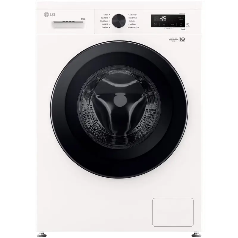 Mașină de spălat LG F4X1009NWK, 9kg, Alb