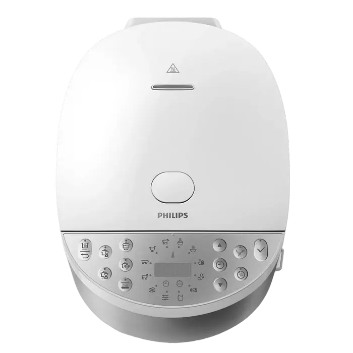 Aparat de gătit multifuncțional Philips HD4713/40, Alb | Argintiu
