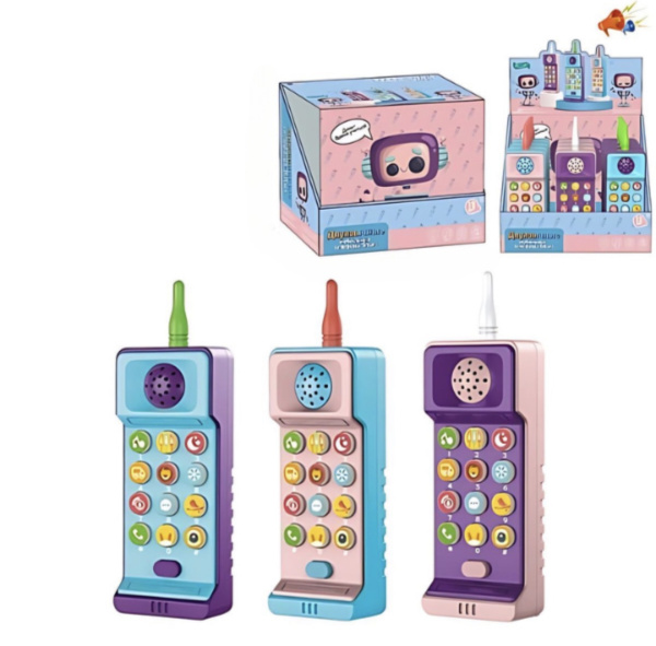 Telefon de jucărie pentru copii cu limba rusă